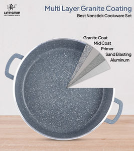 Casserole antiadhésive avec revêtement en granit antiadhésif multicouche - Product Image 5