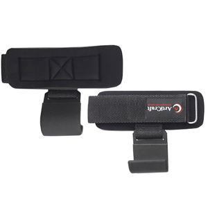 Gancho de elevación Premium más vendido para deportes y entretenimiento Logotipo personalizado Entrenamiento de gimnasia con agarre de alta calidad - Product Image 4