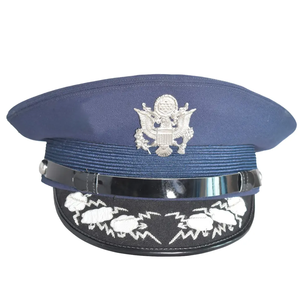 Nouveauté, casquette d'officier sur mesure OEM, casquette d'officier en gros, casquette et chapeau d'officier avec badge, casquette à visière - Product Image 4