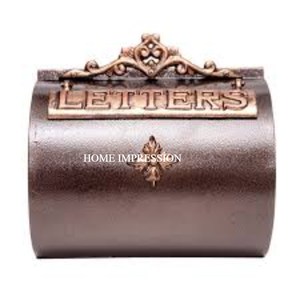 Mini Buzón de acero montado en la pared moderno para decoración de jardín bloqueo seguro para letras y periódicos suministros de uso al aire libre - Product Image 5