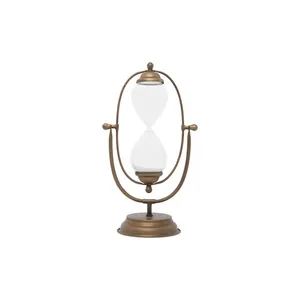 2026 New Latest design Craft Gift Large Antique Metal Frame BlackHourglass <b>Sand</b> <b>Timer</b> <b>Sand</b> Clock for home decor in low moq price - Product Image 5
