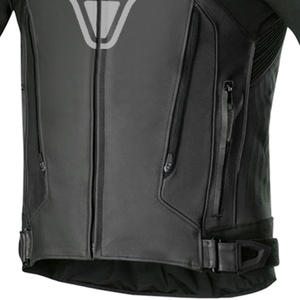 Windproof Winter Leather Motorbike Low MOQ Best Quality <b>Racing</b> <b>Jackets</b> with Plus Size Option Customizable - Product Image 5