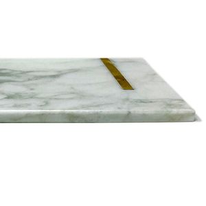 Plateau en marbre blanc de qualité supérieure Planche à découper de fruits et de fromage au design unique pour la maison ou l'hôtel Cuisine - Product Image 4