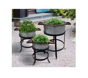 Décoration de jardin Pots de fleurs Pots de plantes et jardinière pour plantes d'intérieur Décoration de la maison Pot de fleurs par Indian Metal World - Product Image 6