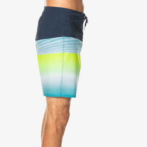Shorts de bain personnalisés écologiques respirants en polyester à séchage rapide pour hommes avec cordon de serrage et logo personnalisé - Product Image 3
