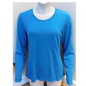 Camisetas de mujer de manga larga de mezcla de poliéster de gran tamaño unisex con proveedor de moda de calle bordado personalizado - Product Image 4