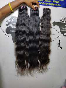 Extensions de cheveux naturels indiens Remy 100% alignés sur les cuticules, style vague profonde lâche, cheveux d'un seul donneur par Jerry Hair Exports - Product Image 2