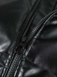 เสื้อแจ็คเก็ตผ้าแคนวาสบุหนานุ่มสำหรับผู้ชาย สไตล์ทางการ ปรับแต่งได้ คุณภาพสูงสำหรับฤดูหนาว รับผลิตแบบ OEM ODM เป็นมิตรกับสิ่งแวดล้อม ดีไซน์ทันสมัยแบบเย็บติดกัน - Product Image 3