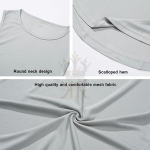 Débardeur de musculation décontracté pour homme, veste de sport sans manches en maille, vêtements de sport pour l'entraînement, débardeur de sport - Product Image 6