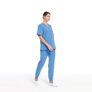 Bestex nuevo estilo médico Hospital enfermera uniforme de moda poliéster rayón Spandex conjuntos de uniformes médicos - Product Image 5