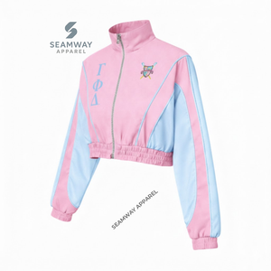 Veste coupe-vent Gamma Phi Delta, légère, décontractée, tendance, imperméable, à fermeture éclair, pour femmes - Product Image 2