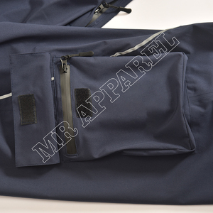 กางเกงกันหิมะกันน้ำสีน้ำเงินเข้มพร้อมซิปรูดท่อระบายอากาศดีไซน์รูปดาวสะท้อนแสง - Product Image 5