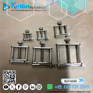 Hoffmann Ống kẹp Ống kẹp mạ điện cao su ống niêm phong Clip phòng thí nghiệm công cụ giảng dạy đồng thau mạ niken - Product Image 6