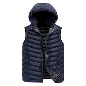 Venta caliente Ropa de hombre Chaqueta acolchada sin mangas Nueva moda Hombres Chaqueta acolchada sin mangas a prueba de viento - Product Image 3