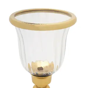 Verre clair avec support en métal-Moyen - Product Image 5