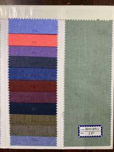 Telas para camisas de algodón polivinílico de 58 anchos del proveedor fabricante indio tejidas lisas para prendas de vestir para niños y niñas calidad estándar - Product Image 5