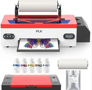 GENUINE PLK A3 L1800 <b>USB</b> White Ink Circulation System DIY <b>Printer</b> Machine for T-Shirts Fabrics Oven Included - Product Image 1