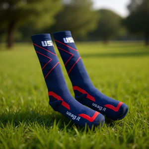 Chaussettes de compression graduée longues Usag pour le sport et semelles intérieures confortables - Product Image 3