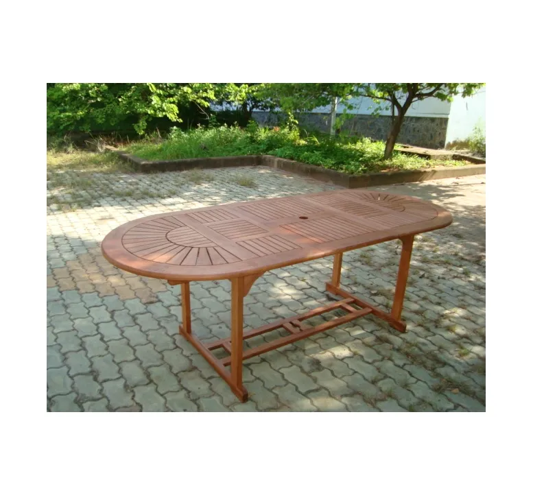 Top Sale Modern Style High Quality Wooden Garden Table Manufactured in Vietnam Foldable for Dining and Living Room Furniture