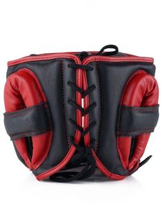 Top Premium professionnel en cuir de vachette Muay Thai Headguard Protection de la tête de boxe de haute qualité - Product Image 5