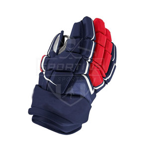Gants de hockey sur glace en cuir de haute qualité avec poignées Dernière conception Équipement de protection - Product Image 4