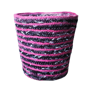 Vente en gros de jardinière en corde de jute biodégradable écologique 100% Pot de pépinière multicolore entièrement personnalisable pour l'exportation - Product Image 1