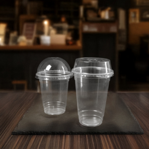 Quang Quan 95mm gobelets en plastique transparent jetables 16oz/24oz tasses à paroi unique pour boissons froides jus café thé - Product Image 6