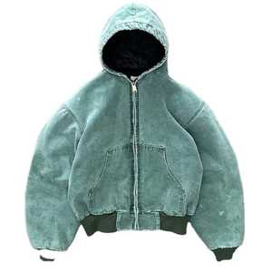 ชุดสตรีทแวร์แบบมีซิปเสื้อฮู้ดผ้าฟลีซว่างเปล่าเสื้อมีฮู้ดแบบวินเทจสองชั้นซักกันแดดซีด3D ปักลายฤดูใบไม้ร่วง - Product Image 2