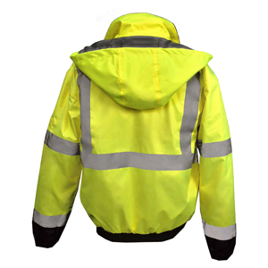 Nuevo artículo Hi Vis Chaqueta de seguridad para hombre Chaqueta DE SEGURIDAD impermeable de alta visibilidad con tiras reflectantes Chaqueta de trabajo al aire libre - Product Image 6