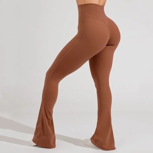 Mallas de Yoga de cintura alta, pantalones de compresión sin costuras para levantamiento de glúteos para mujer, entrenamiento de gimnasio, Fitness - Product Image 6