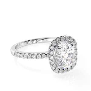 รัศมีประดับเพชรสำหรับผู้หญิงพร้อมแหวนหมั้น - Product Image 6