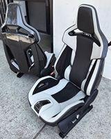 Asientos M4 de Lujo, Cuero Original, Fibra de Carbono, Impermeables, Reposacabezas para Auto de Carreras, Calefacción, Ventilación, Masaje 2026