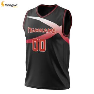 Camiseta de baloncesto Reversible personalizada con logotipo de diseño de talla grande en color estampado por sublimación en blanco OEM - Product Image 4
