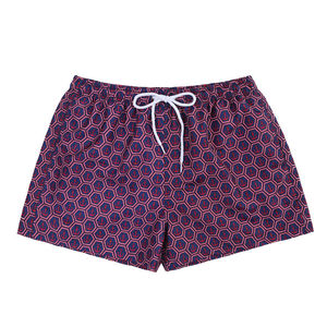 Pantalones cortos de baño de playa transpirables de secado rápido para hombre con detalle de botón de patrón sólido estilo callejero al por mayor para nadar - Product Image 5