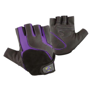 Gants en cuir demi-doigt légers de haute qualité coupe-vent conception sans doigts pour l'entraînement de gymnastique d'équitation à vélo fournit la main - Product Image 3