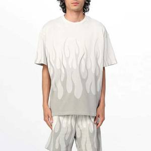 Ensemble de sport d'été pour hommes ensemble t-shirt à manches courtes à séchage rapide et short pour la peau automatisé pour la course à pied ensemble de t-shirts d'entraînement - Product Image 1