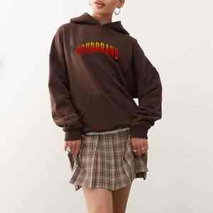 Sudadera con Capucha Extra Grande para Mujer, Diseño Personalizado, 100% Algodón, Transpirable, Ecológica, Hombros Caídos - Product Image 1