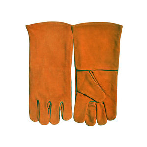 Wholesale XL Size Customized Anti-Slip Leather Working <b>Gloves</b> <b>Finger</b> Protective Safety <b>Gloves</b> for Welding Application - Product Image 4