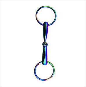 Nouveauté : mors à anneaux lâches recouverts de caoutchouc, doux pour l'entraînement, accessoires équestres - Product Image 6