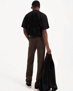 Venta al por mayor Premium 100% algodón de punto en blanco de gran tamaño camisetas logotipo personalizado Unisex verano manga corta - Product Image 6