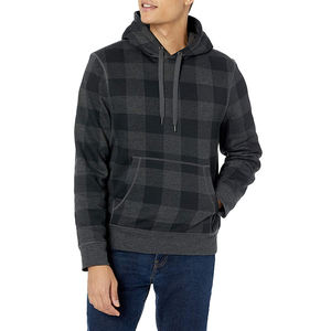 Sudadera con capucha de lana pesada de primera calidad para hombre 100% nuevo algodón diseño ajustado bordado liso teñido con capucha básico mezcla de algodón - Product Image 1