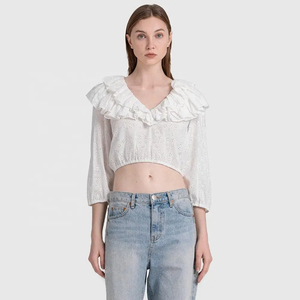 2025 été femmes Blouses décontracté col rabattu manches chauve-souris grande taille imperméable coupe-vent respirant Vintage couleur unie - Product Image 2