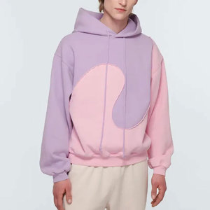 เสื้อฮู้ดขนแกะ GSM 350ไหล่ตกสีทึบน้ำหนักมาก - Product Image 2