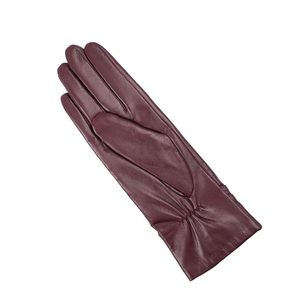 Guantes estampados de invierno de alta calidad, piel de oveja, guantes de vestir de cuero PU para ciclismo, uso diario, fiestas, deportes de playa informales, lisos - Product Image 5