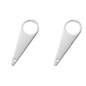 Abrebotellas de Metal Triangular de tono de Color personalizado de alta calidad Impresionante regalo personalizado para los amantes de la barra - Product Image 6