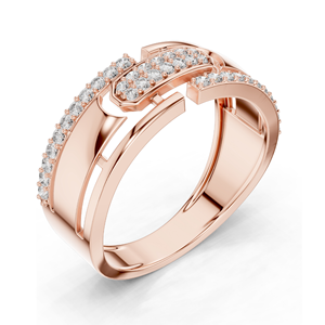 Bague de créateur en diamant de laboratoire 0,324 CT pour femme, VVSVS EF, taille brillant rond, or 18 carats, 14 carats, 10 carats et argent 925, rose, jaune - Product Image 4
