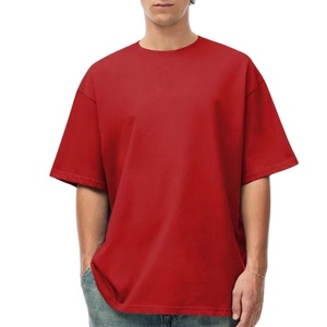 T-shirt décontracté d'été pour homme, personnalisé avec logo brodé, en coton peigné 150g, à manches courtes, col ample, imprimé, respirant - Product Image 1
