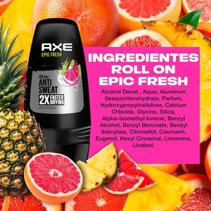 Desodorante en barra Axe Epic Fresh proporciona hasta 48 horas de protección contra el sudor - 6 x 50 ml - Paquete económico - Product Image 2