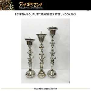 Mini Cachimbas de Acero Inoxidable de Diseño Moderno y Calidad Egipcia, Estilo Lujoso, Soldadas a Mano con Técnicas de Laca, Farida, Gran Venta - Product Image 5