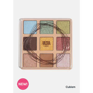 Paleta de Sombras de Ojos AOA Individual de 9 Colores, Resistente al Agua, Acabado Satinado, Larga Duración, Colores Minerales Brillantes, 26 mm, Cuadrada, para Uso Diario - Product Image 2